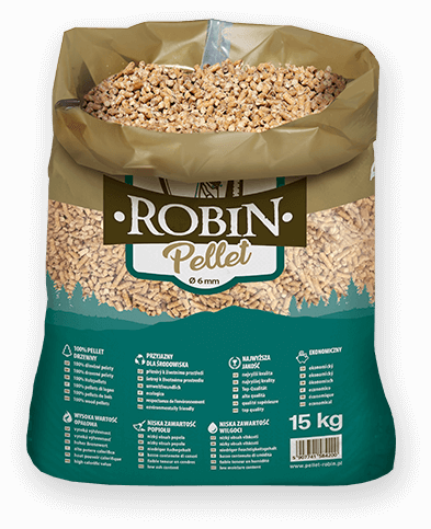 worek pelletu opałowego Robin do kupienia w Supraślu lub sklepie internetowym